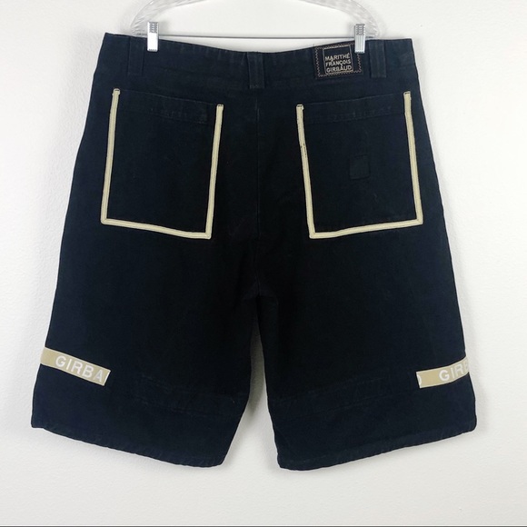 Marithe Francois Girbaud Black Denim Jean Shorts - Picture 2 of 15